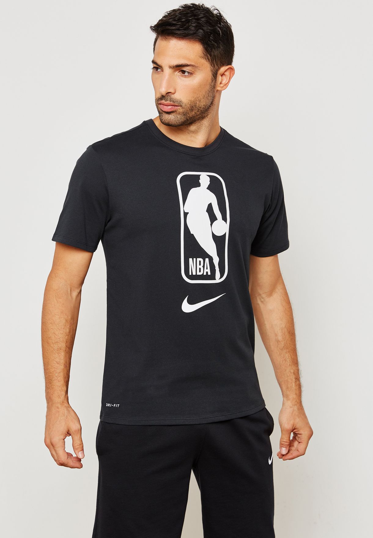 Buy Nike black Dri-FIT NBA T-Shirt for 