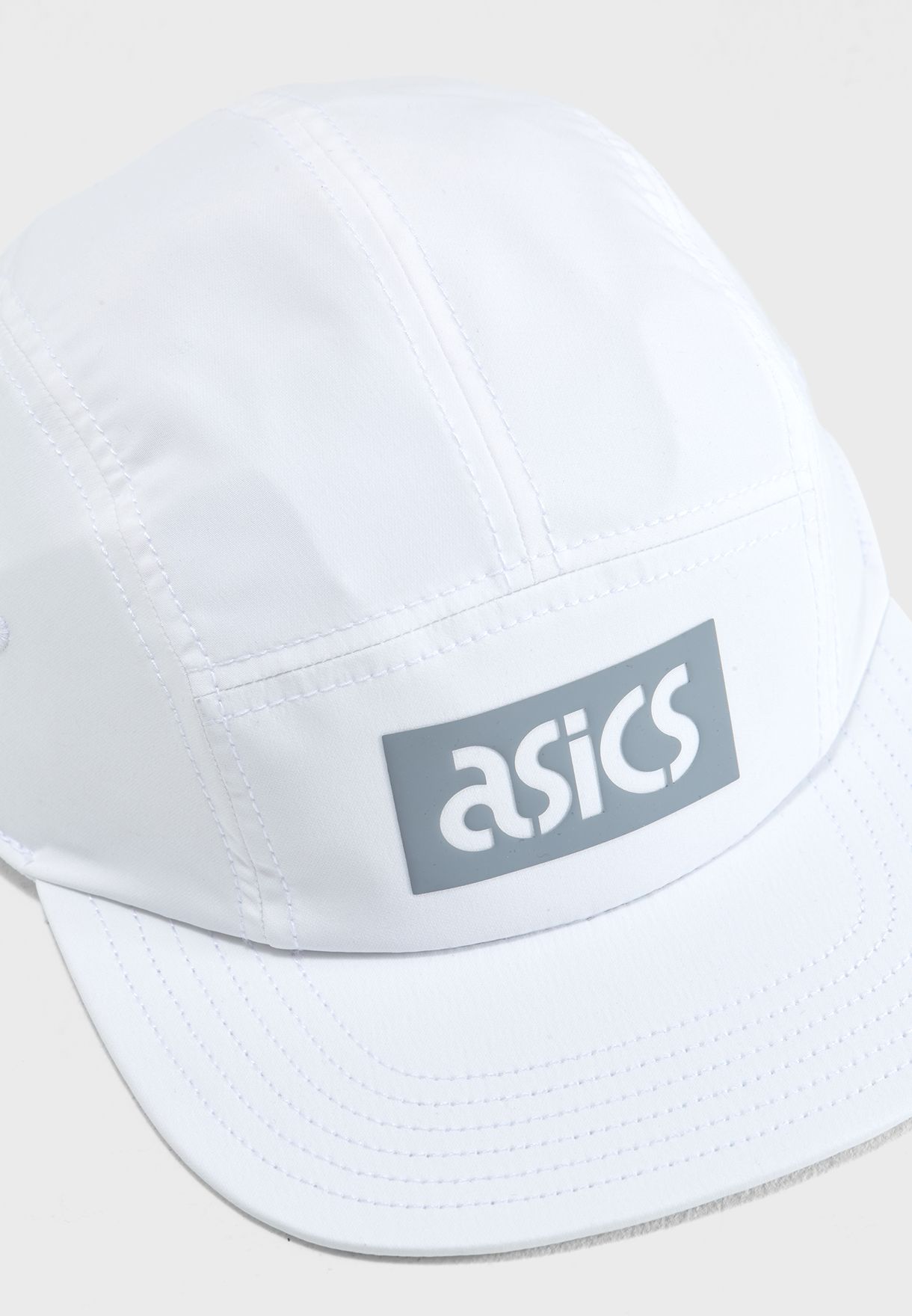 Buy Asics white 5 Panel Logo Cap for Men in MENA, Worldwide