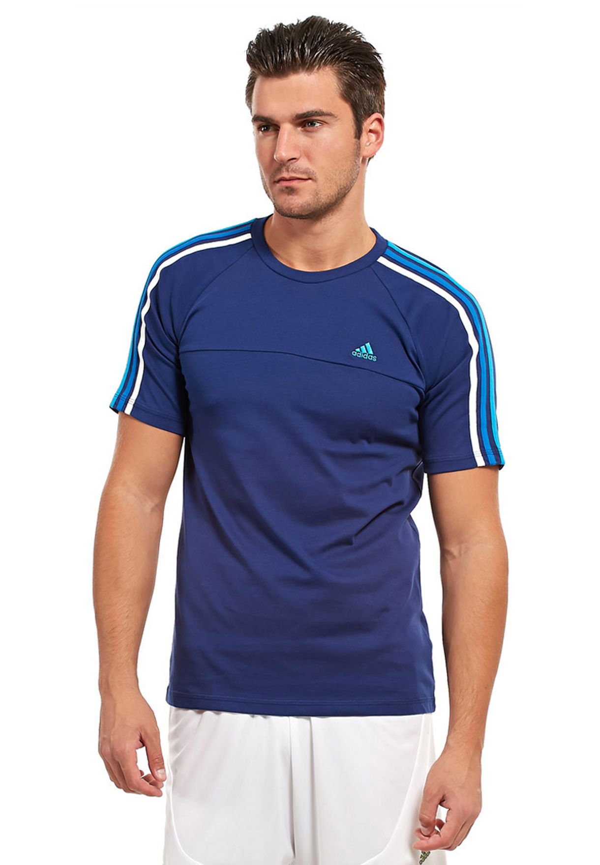 t shirt adidas blue