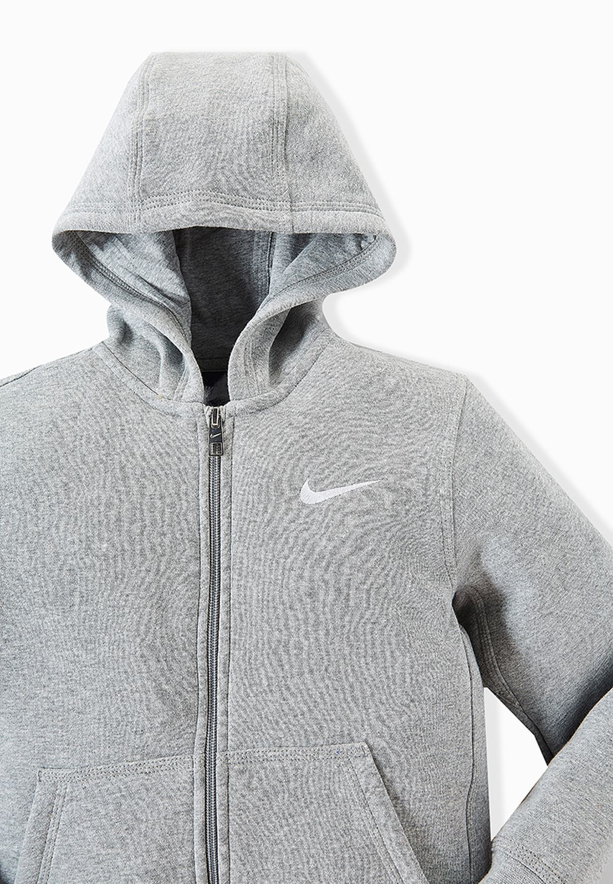 gray nike hoodie youth