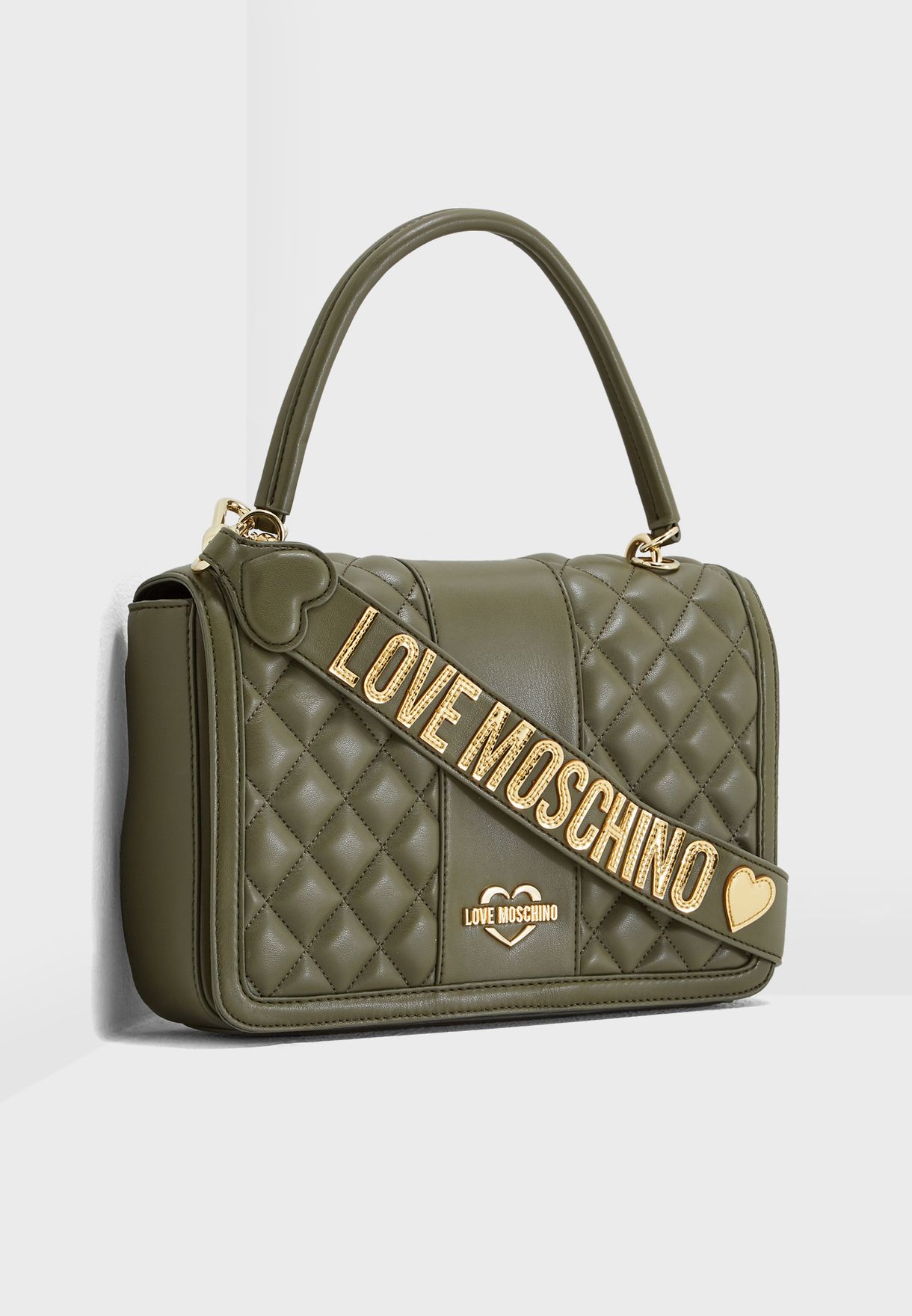 love moschino green bag