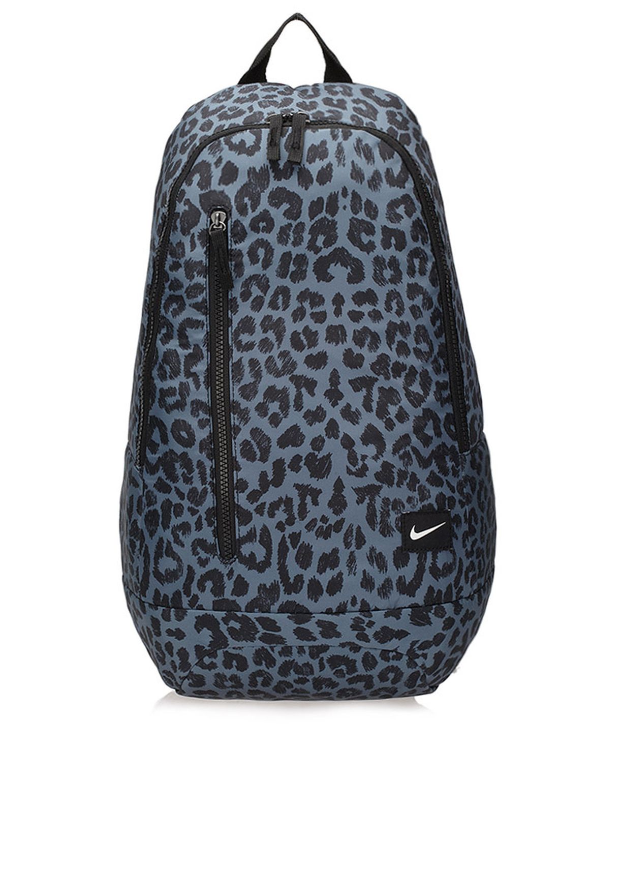 leopard backpack nike
