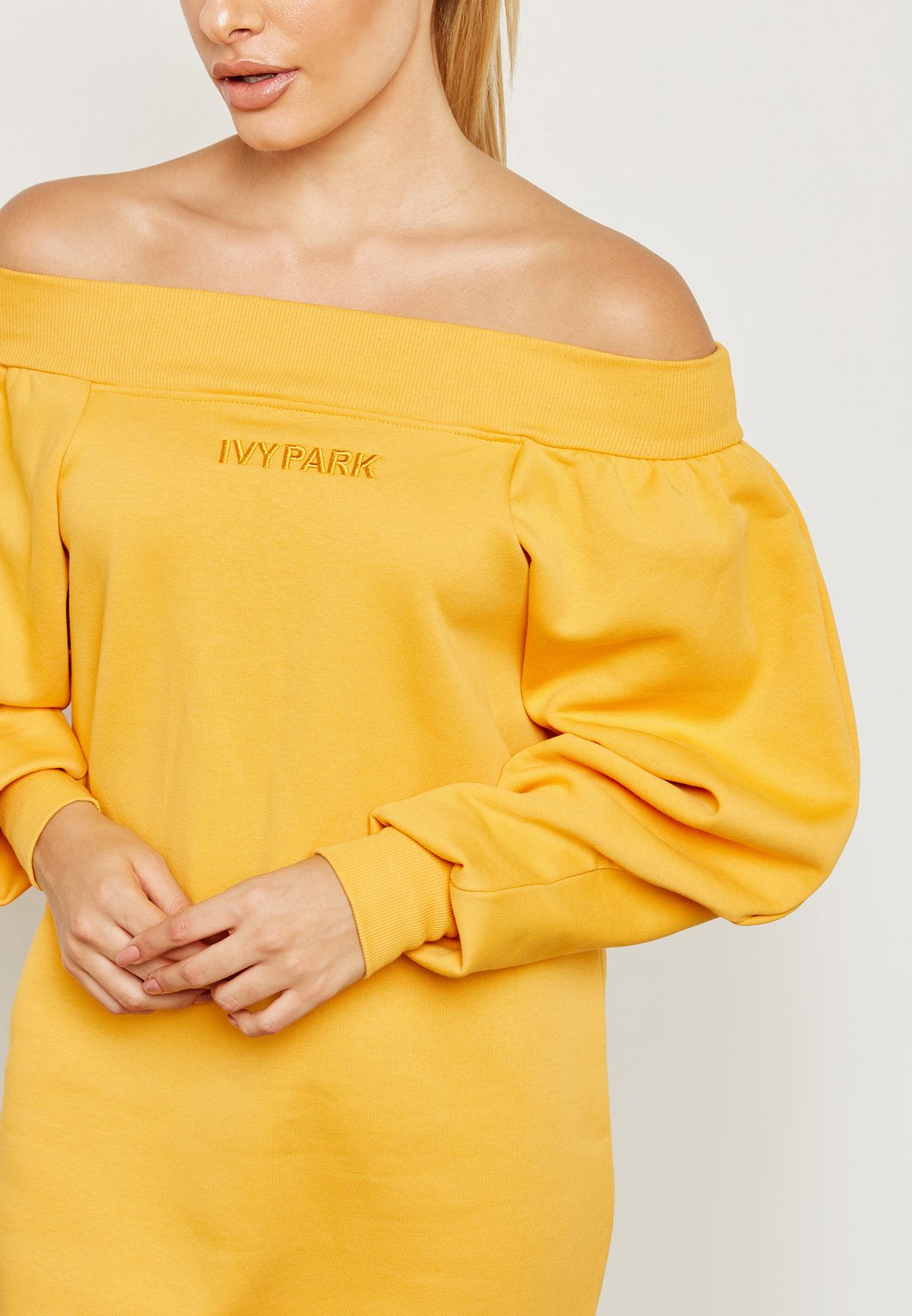 ivy park yellow sweatshirt