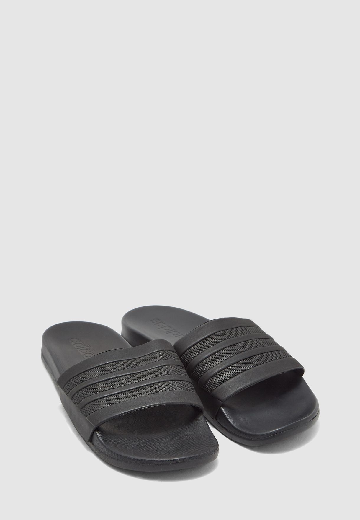 adidas adilette cf  mono black slippers