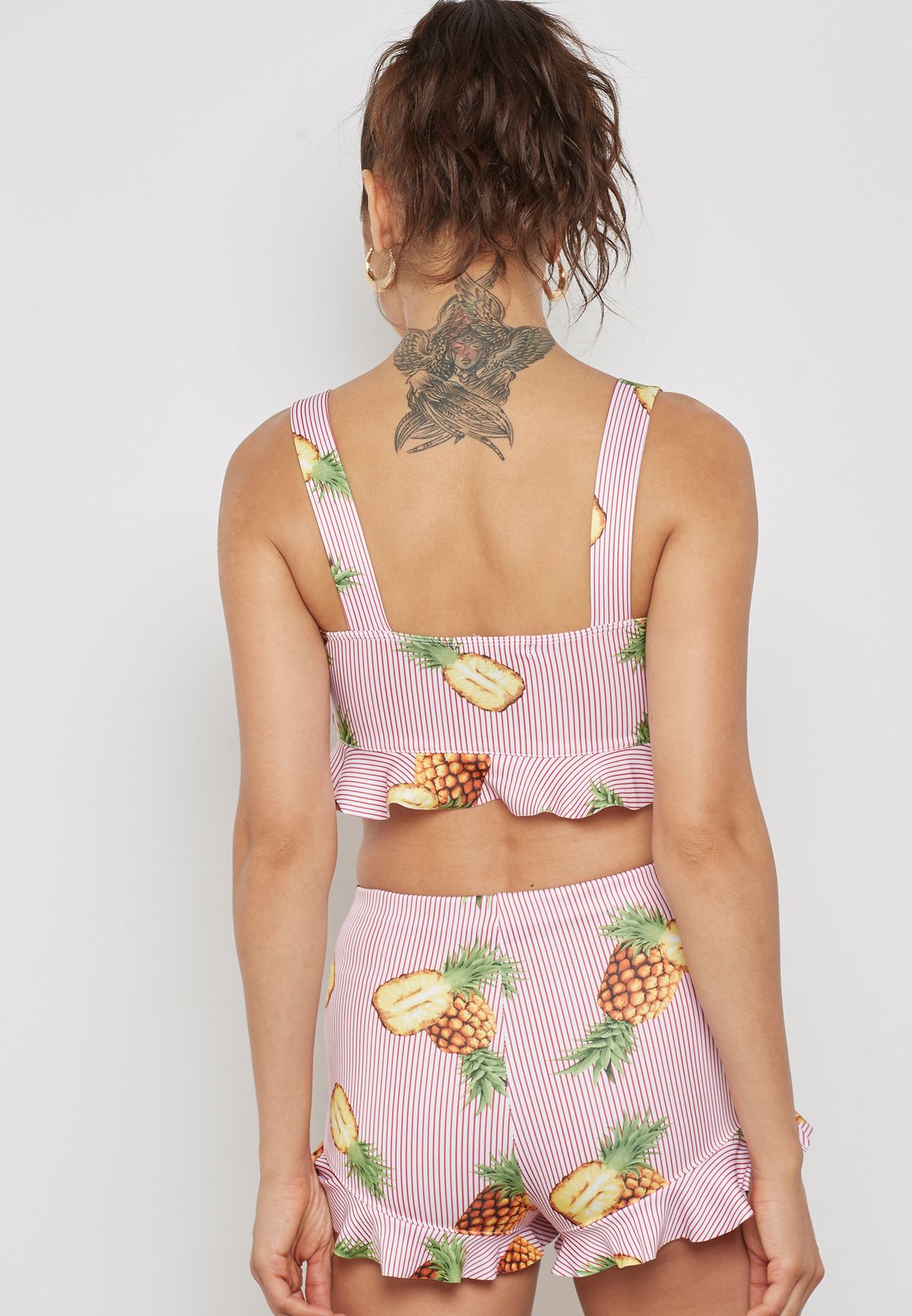 pineapple crop top forever 21