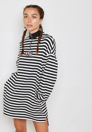 lazy oaf striped dress