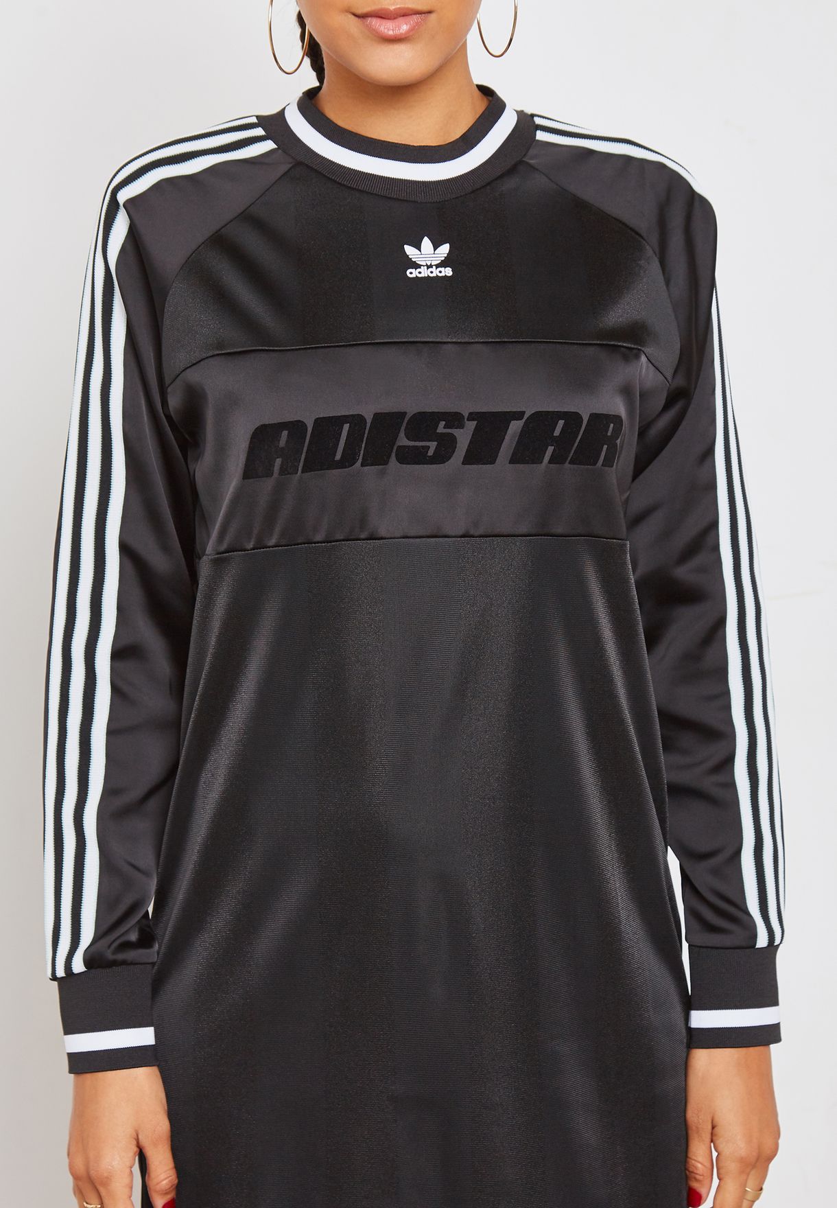 adidas originals fashion league dress in black