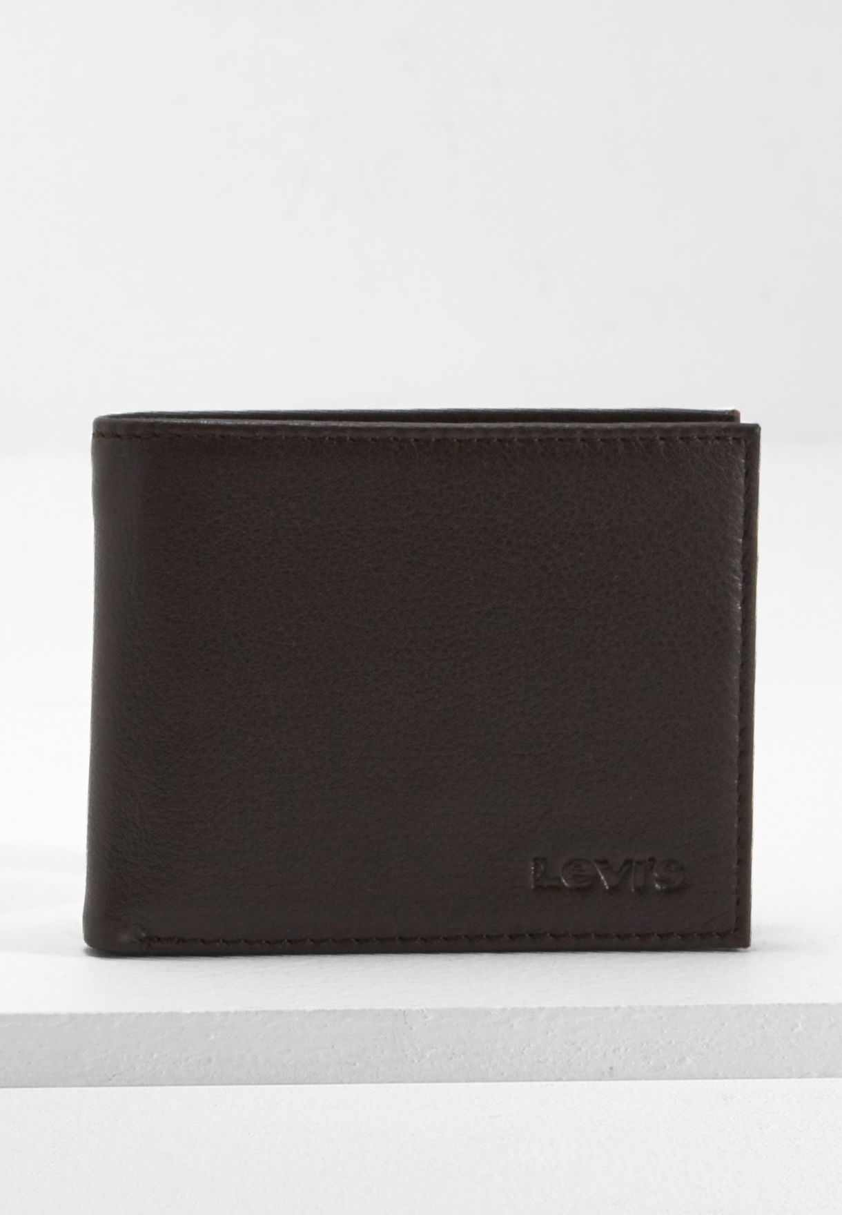 Buy Levis brown Leather Wallet for Men in MENA, Worldwide
