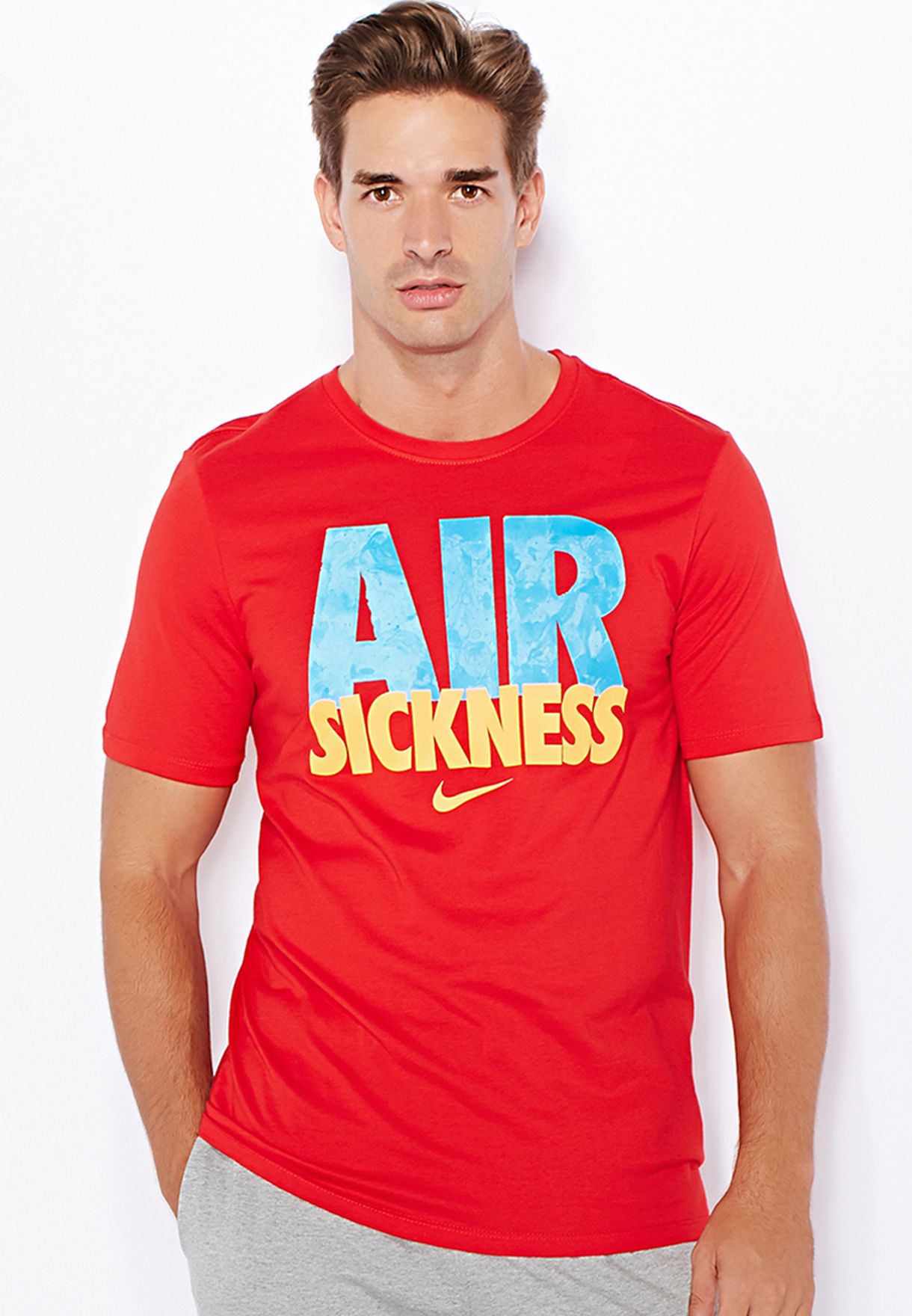 Buy Nike red Air Sickness T-Shirt for 