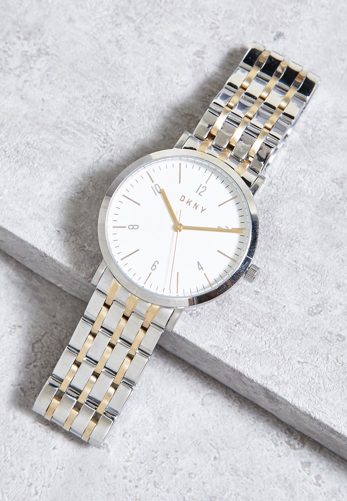 DKNY Minetta Watch in Metallic Womens Accessories Watches 
