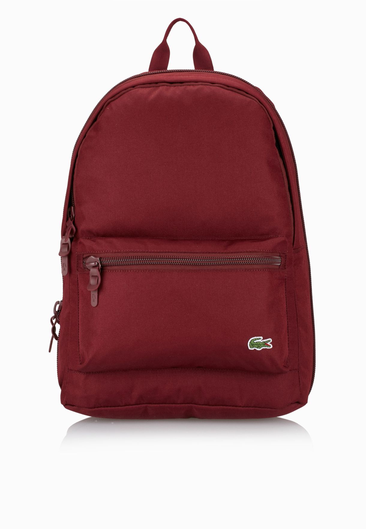 red lacoste backpack