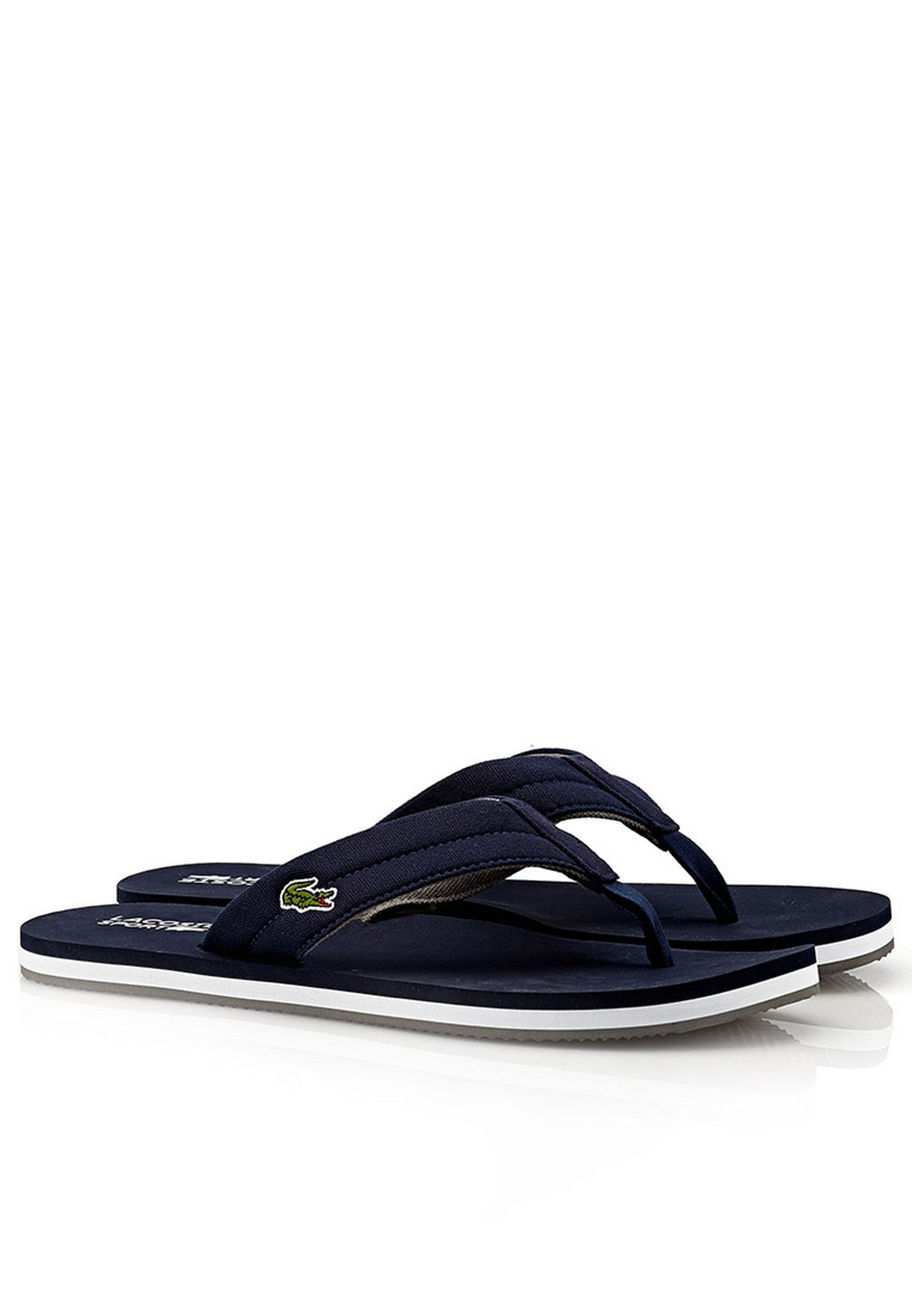 lacoste thong flip flops