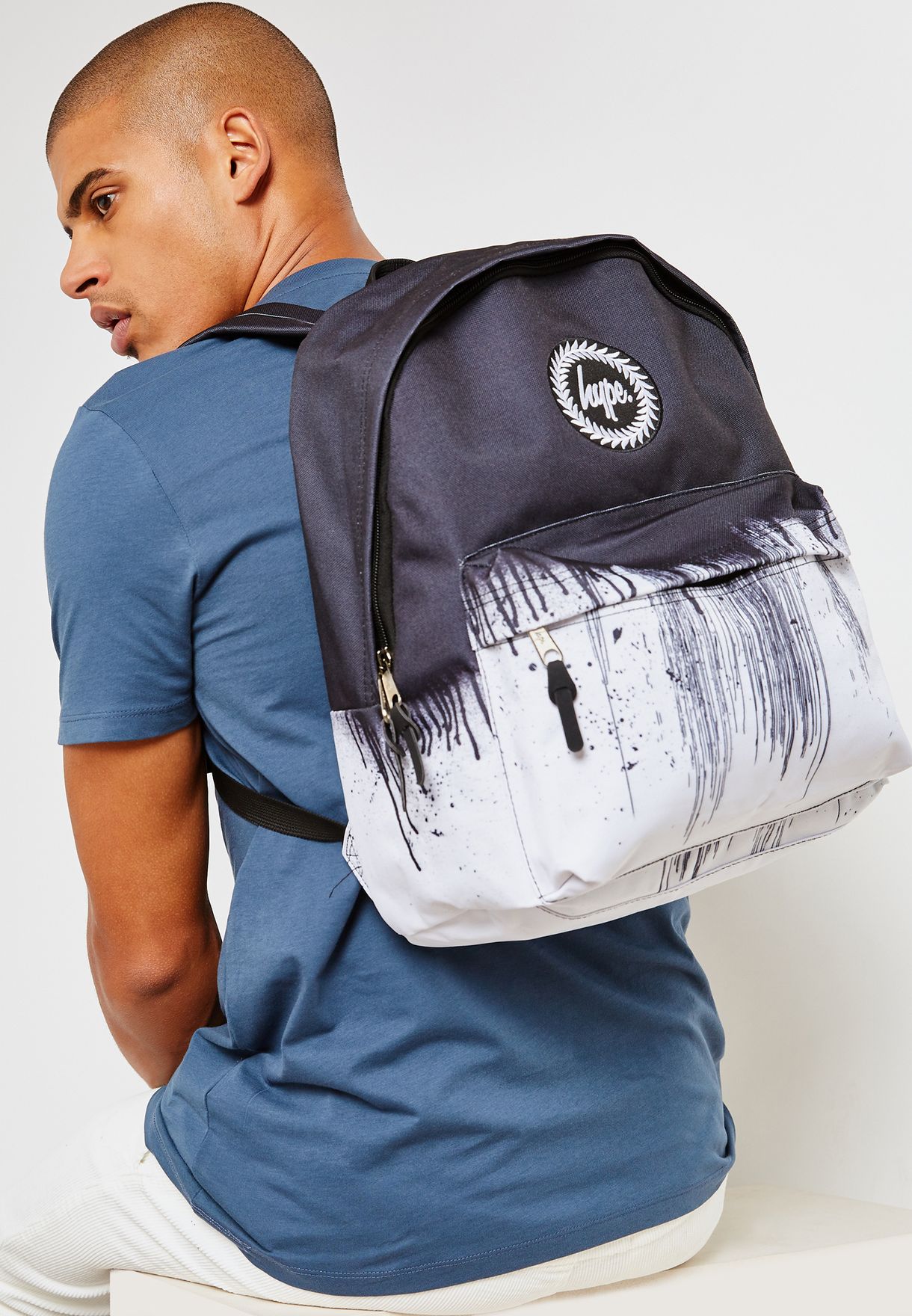 hype mono drips backpack