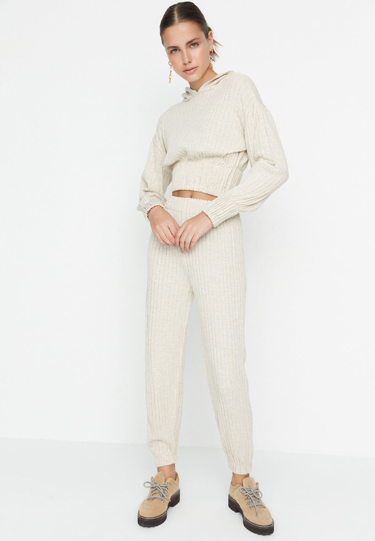 Knitted Sweater & Pants Set