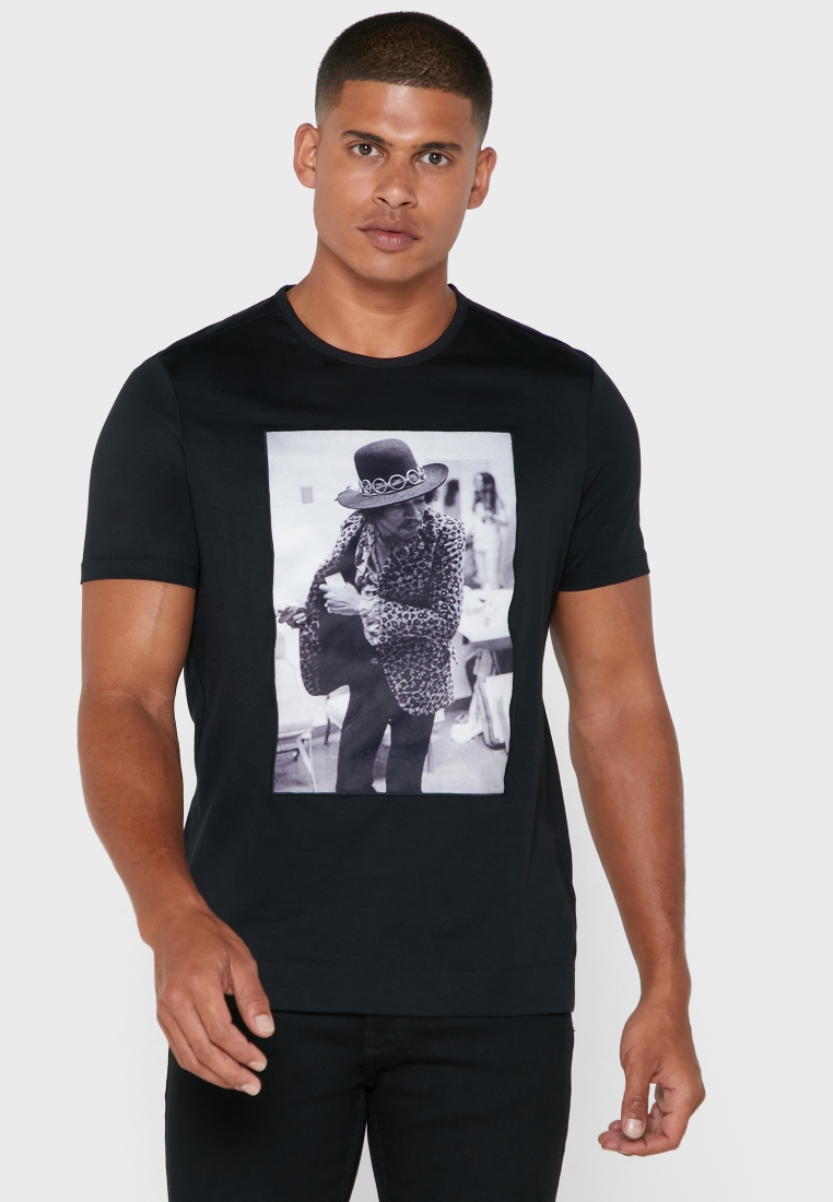 Buy Limitato black Away Crew T-Shirt for Men in MENA, Worldwide