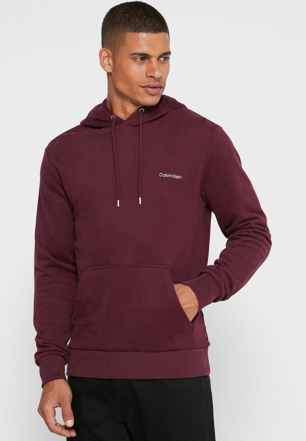 calvin klein embroidered hoodie