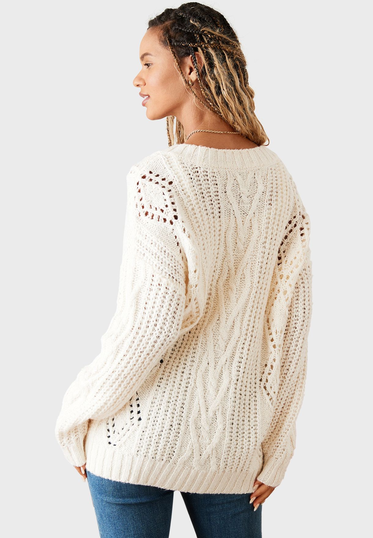 Cable Knitted Sweater