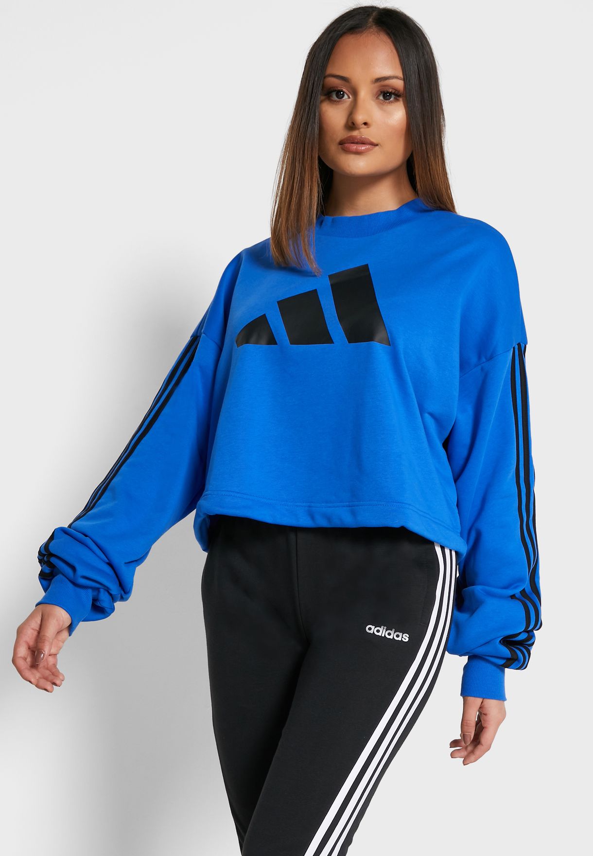 adidas blue sweatshirt