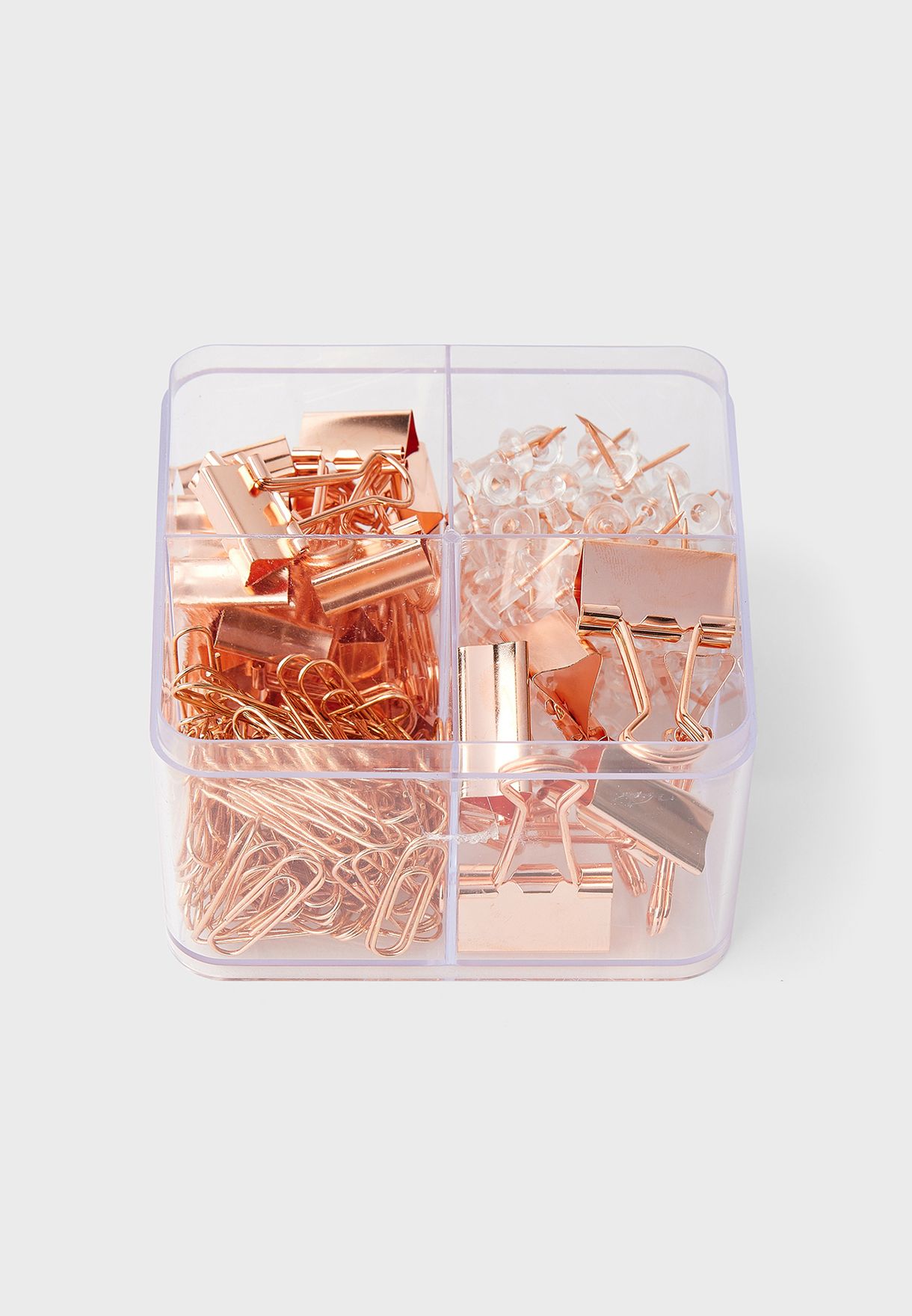Rose Gold 'Hooked' Paperclips, Pins & Clips Set