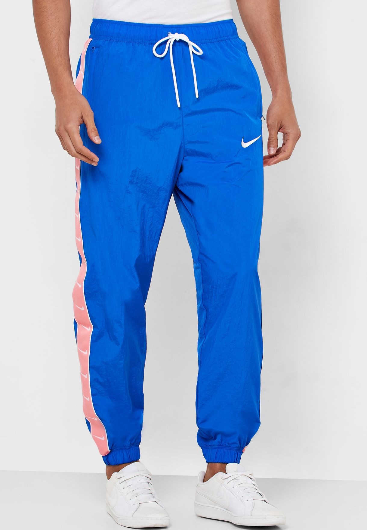 Buy Nike blue Swoosh Sweatpants for Men in MENA, Worldwide