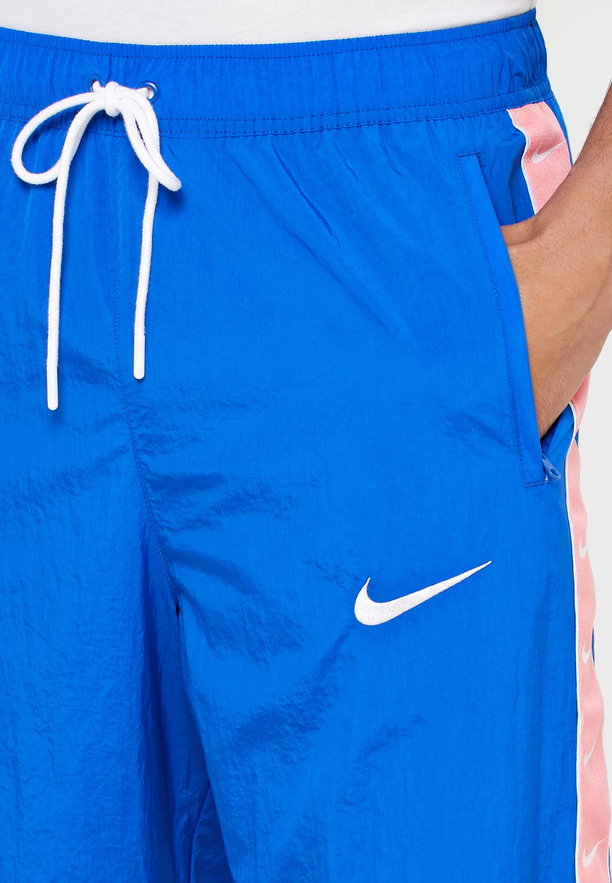 Buy Nike blue Swoosh Sweatpants for Men in MENA, Worldwide
