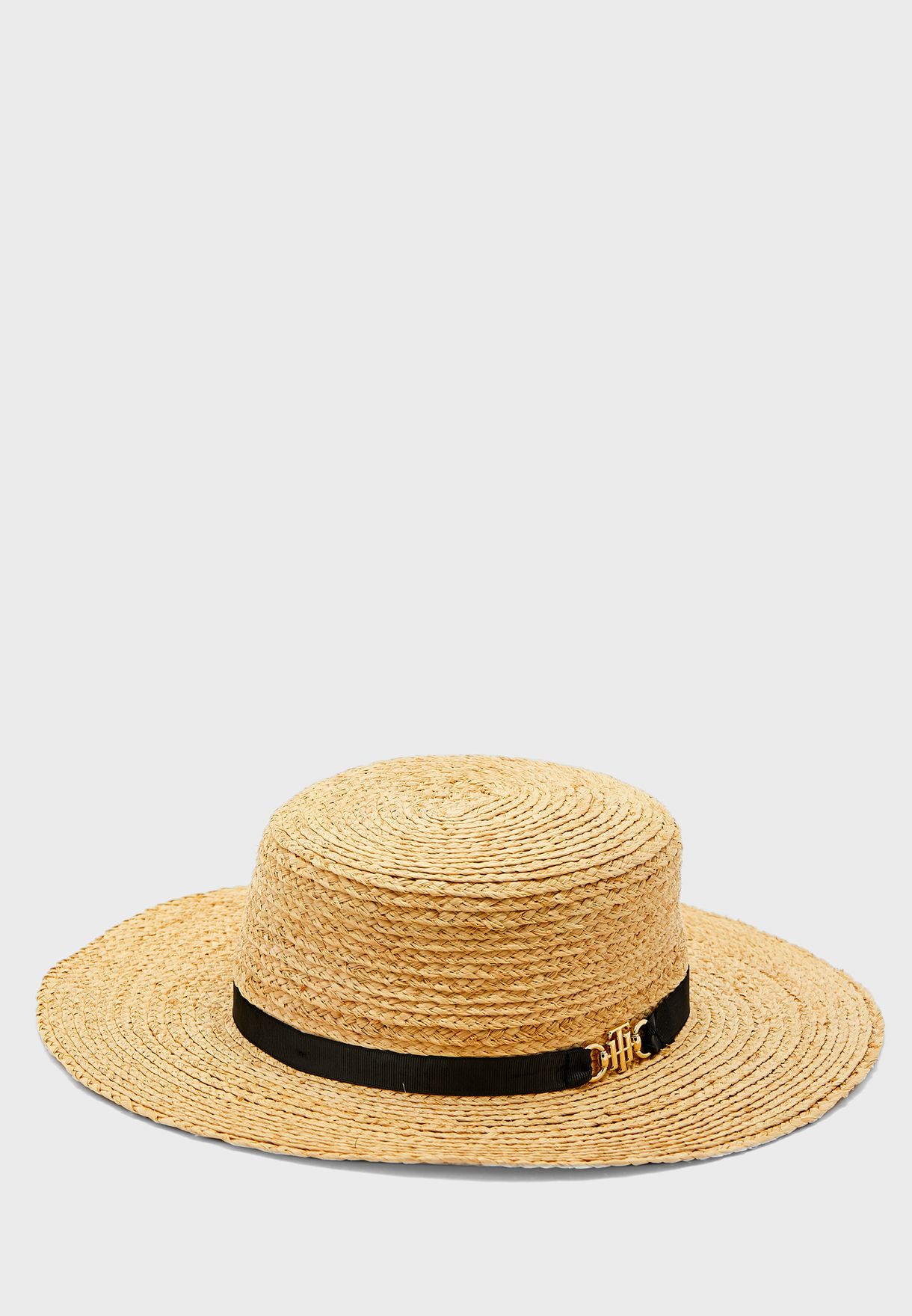 Buy Tommy Hilfiger beige Summer Fedora Hat for Women in MENA, Worldwide
