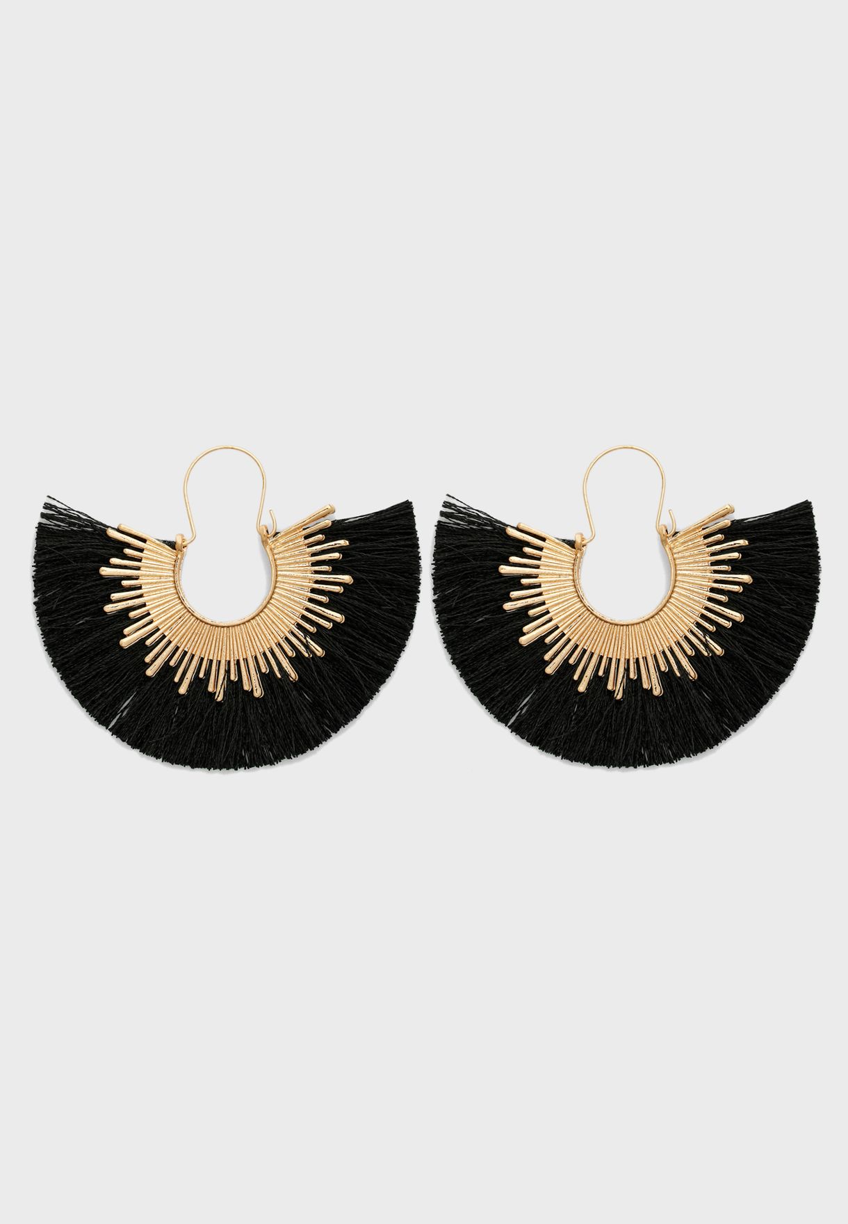 aldo black earrings