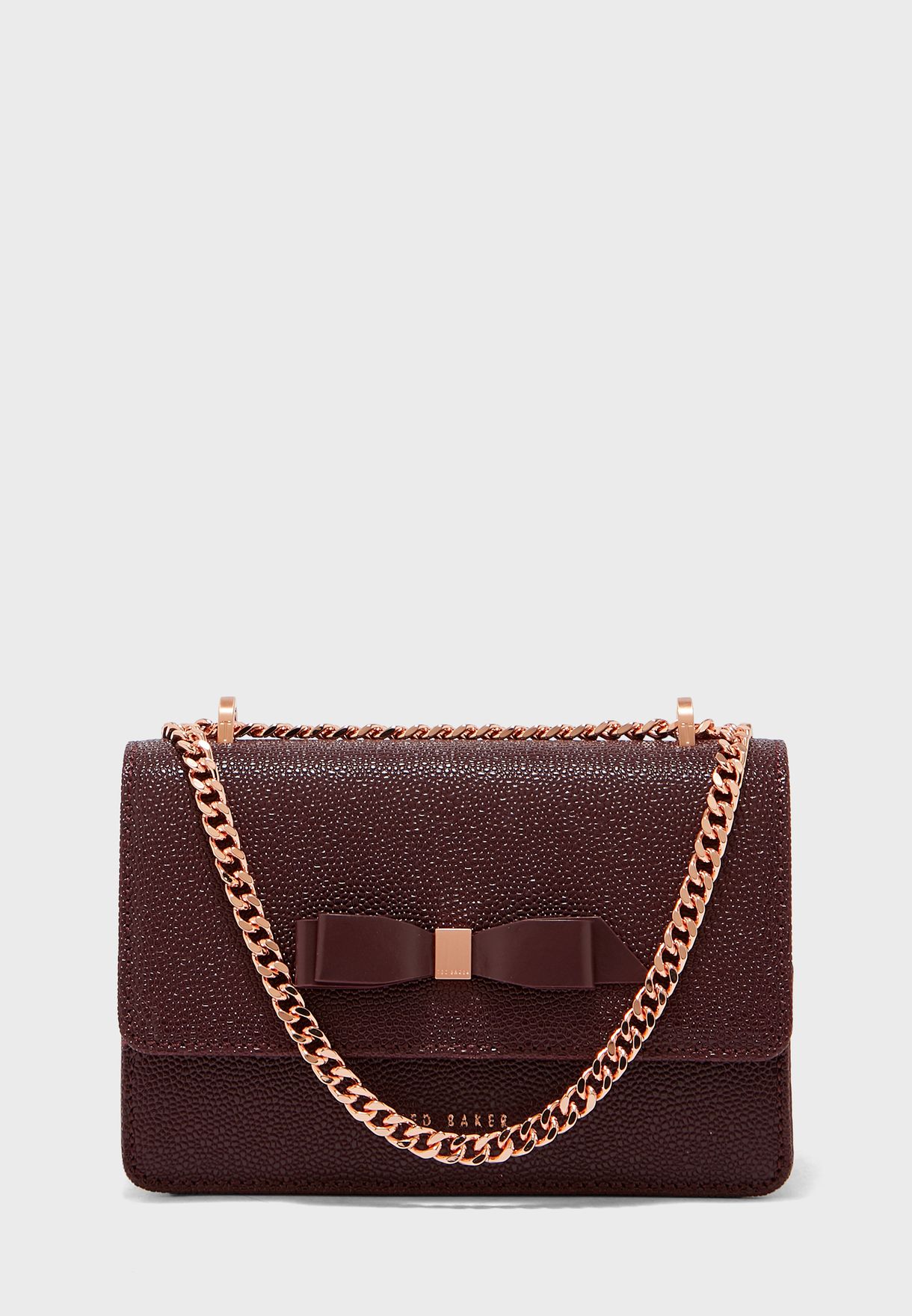 ted baker burgundy bag