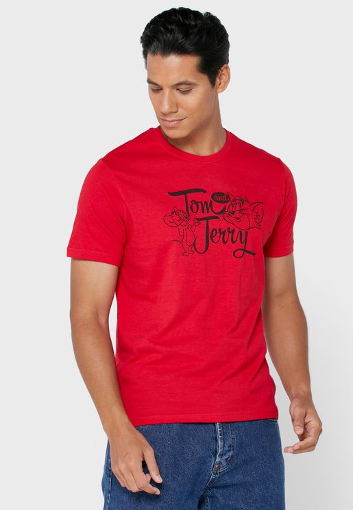 Tom & Jerry Crew Neck T-Shirt