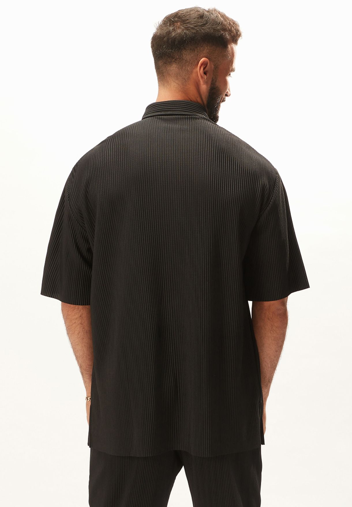 Ribbed Relaxed Fit Shirt