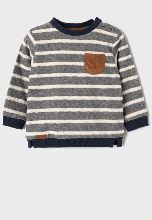 Infant Striped Sweatshirt