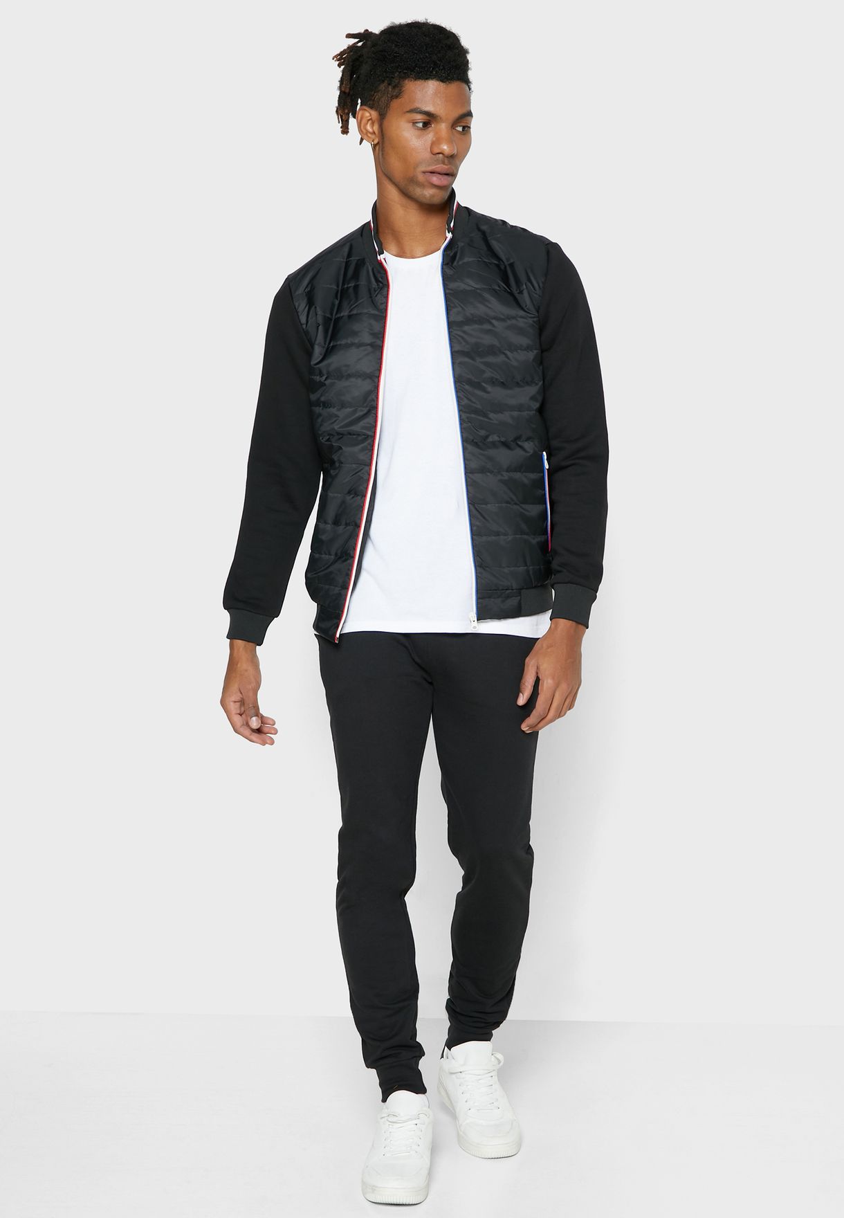 Buy Seventy five black High Neck Jacket for Men in Dubai, Abu Dhabi