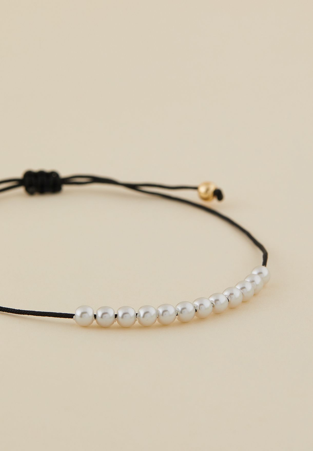 Pack Of 5 Pearl And Chain Bracelets 
