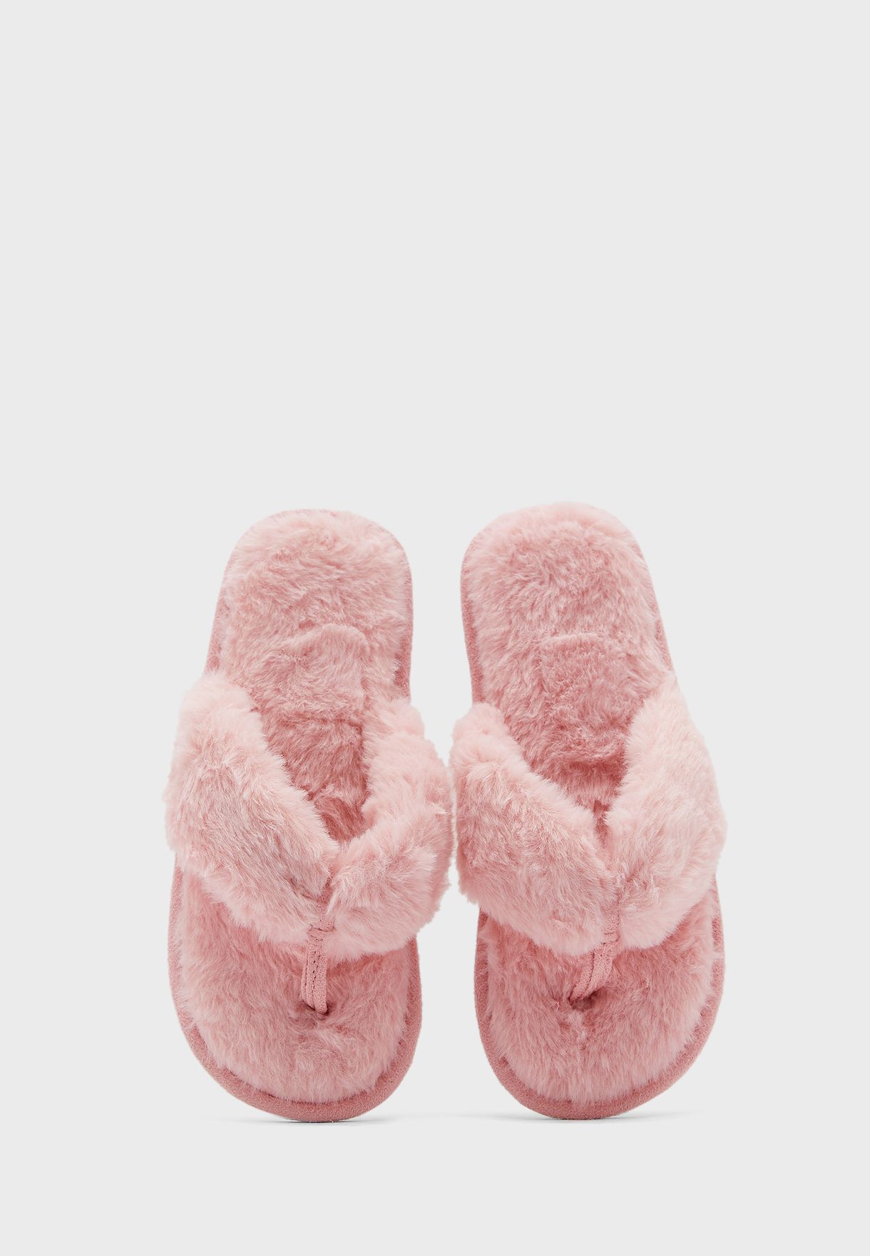 Fluffy Toe Post Bedroon Slippers