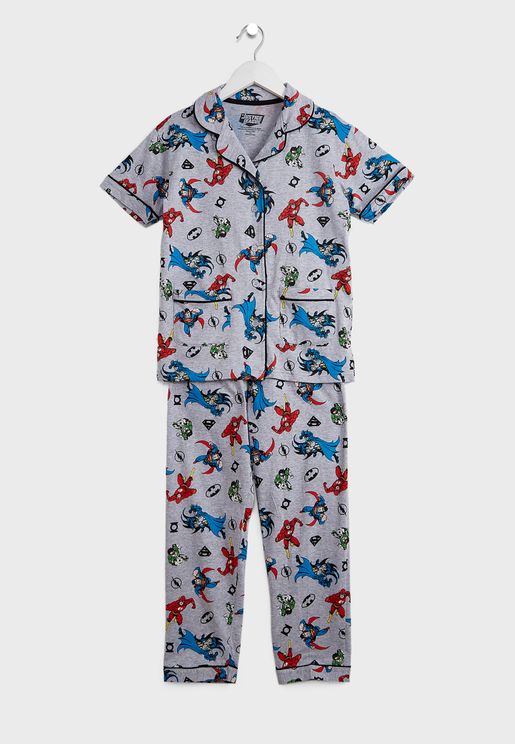 Kids Justice League Pyjama Set