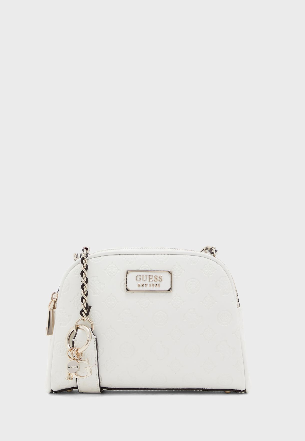 guess white crossbody