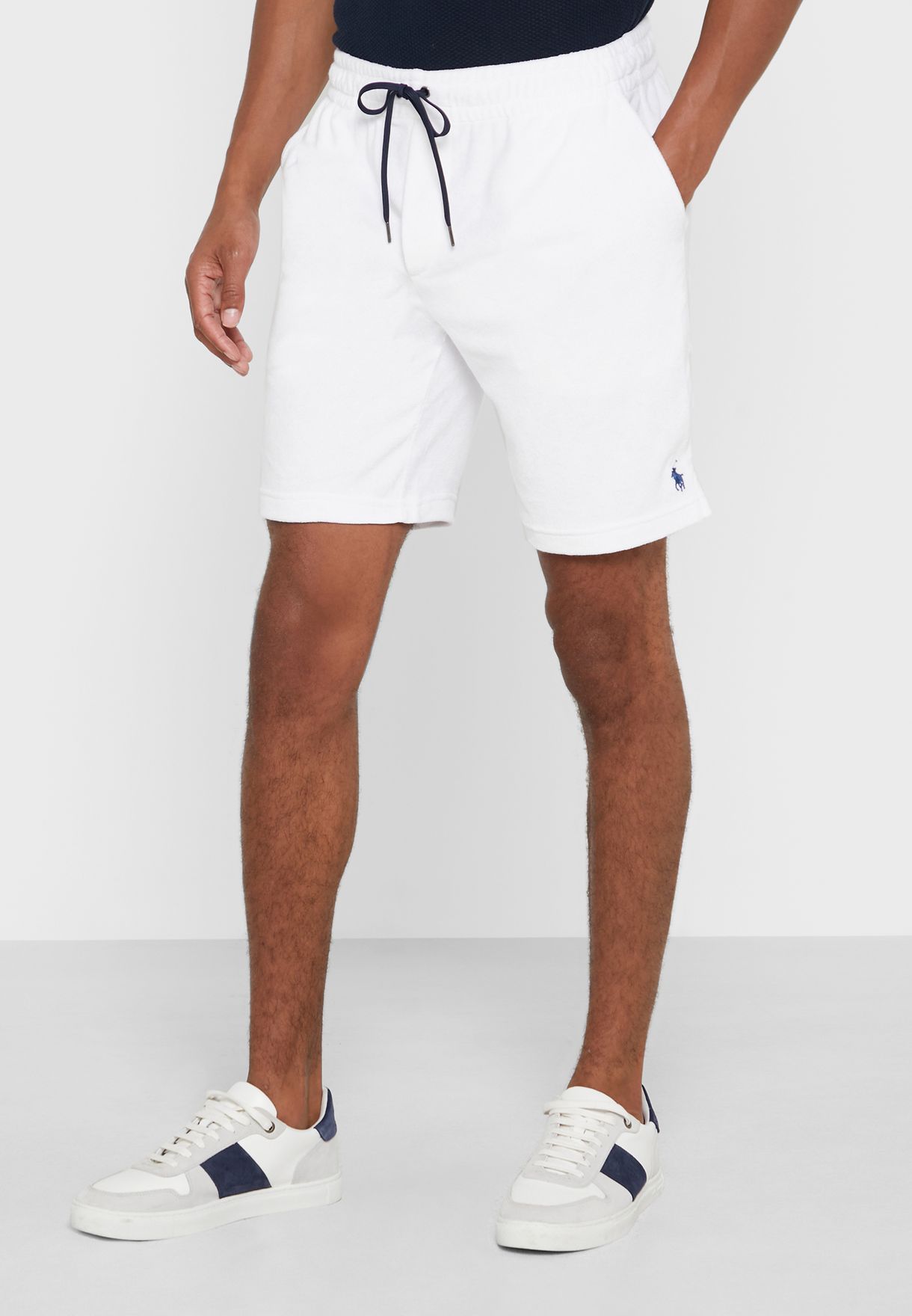 Buy Polo Ralph Lauren white Drawstring Shorts for Men in MENA, Worldwide