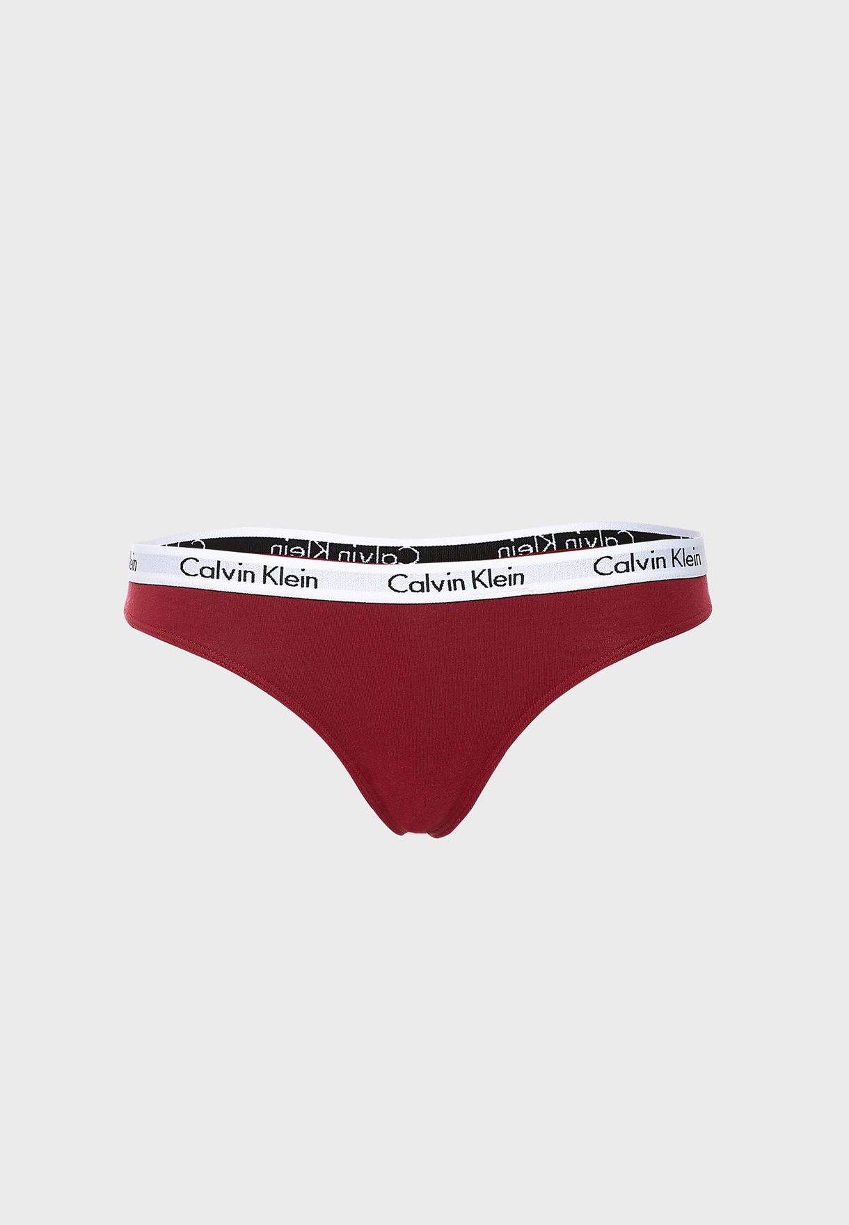 Buy Calvin Klein multicolor 3 Pack Logo Band Thongs for Women in MENA ...