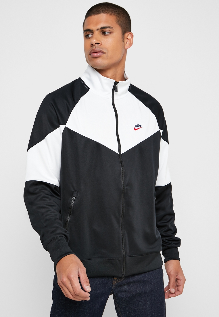 nike zip front jacket with signature