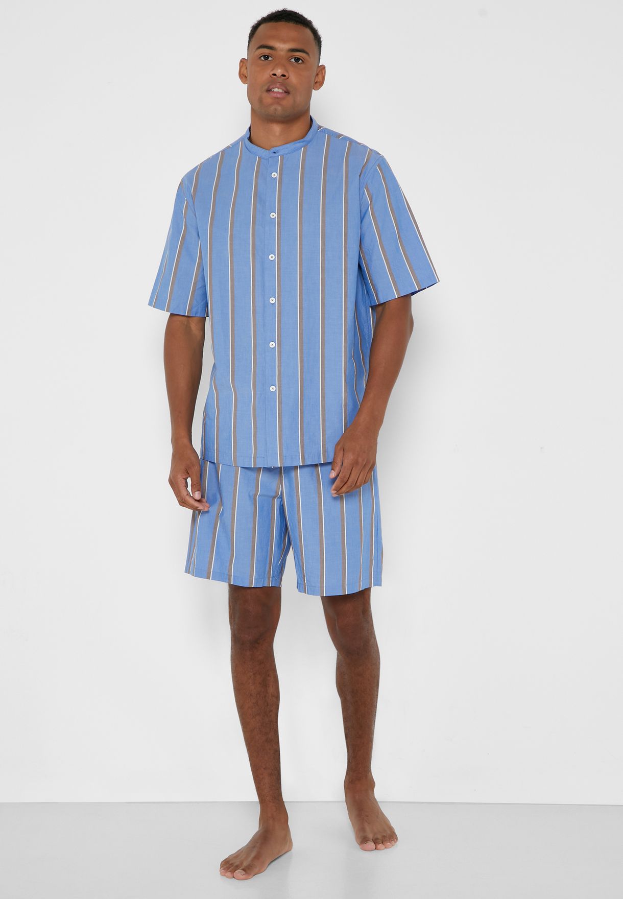 Striped Pyjama Shorts