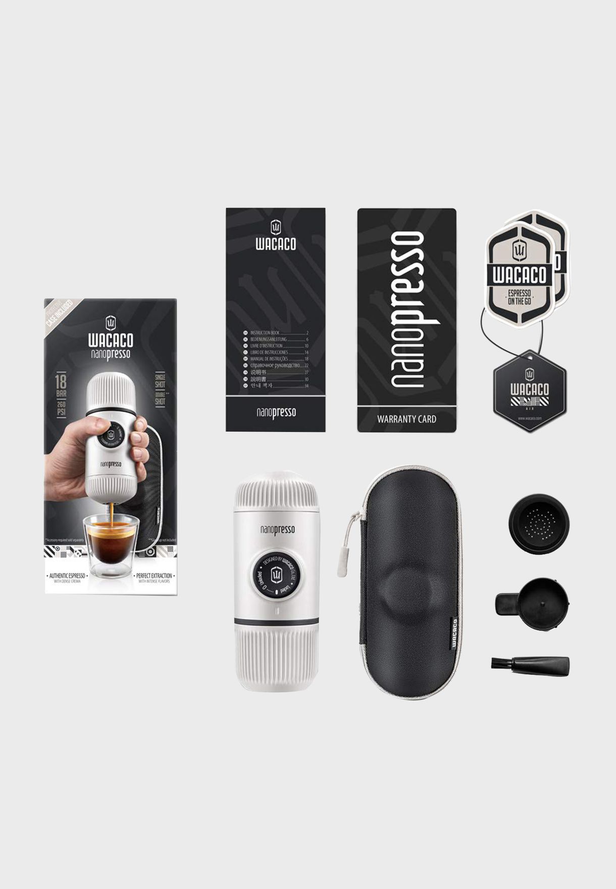 Nanopresso Portable Espresso Maker With Case