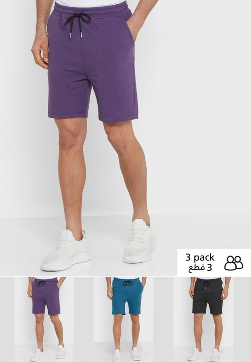 3 Pack Lounge Shorts