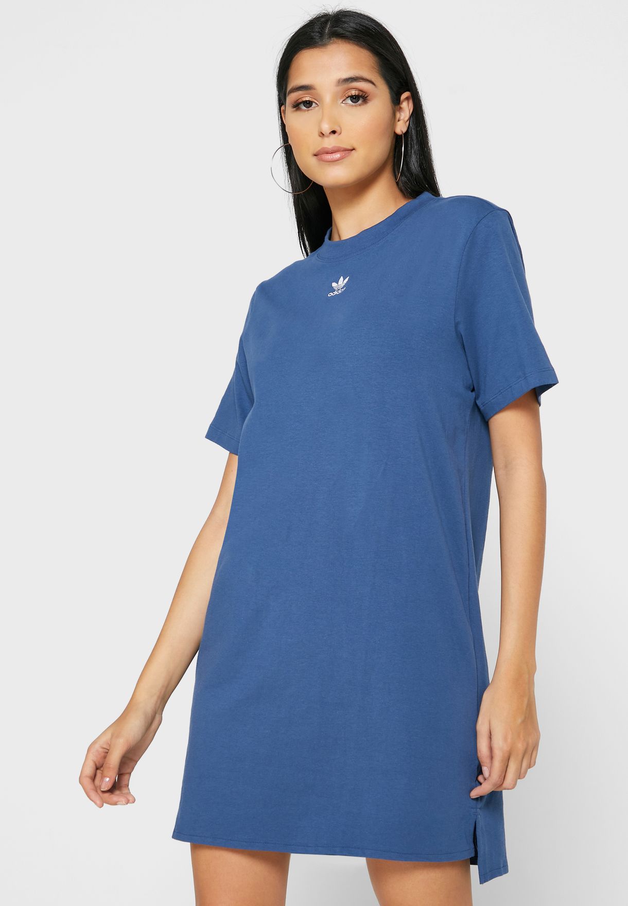 Buy adidas Originals blue Trefoil Dress 