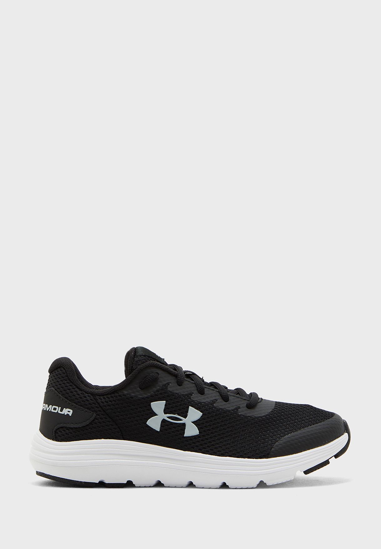 youth black under armour shoes
