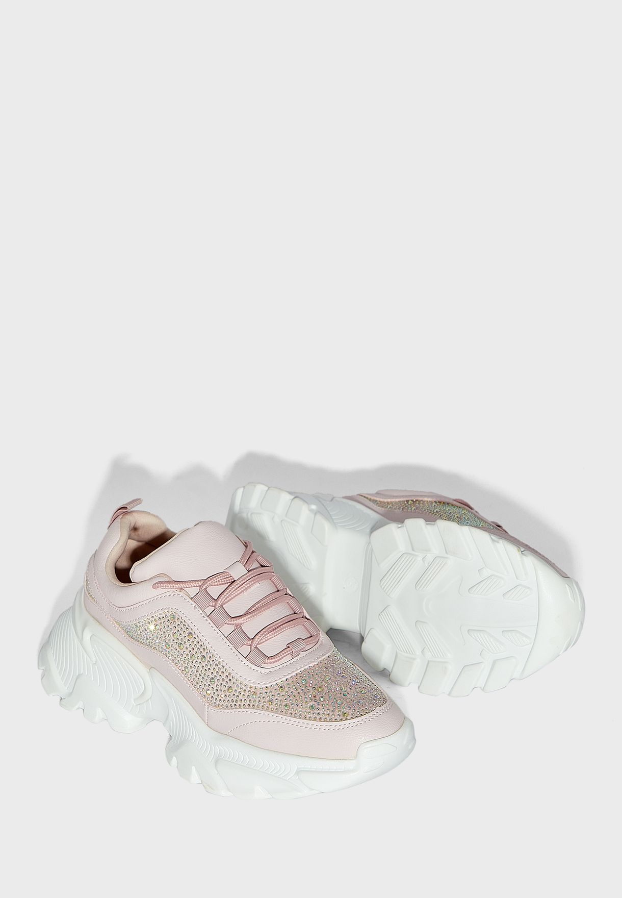 Diamante Detail Chunky Sneaker