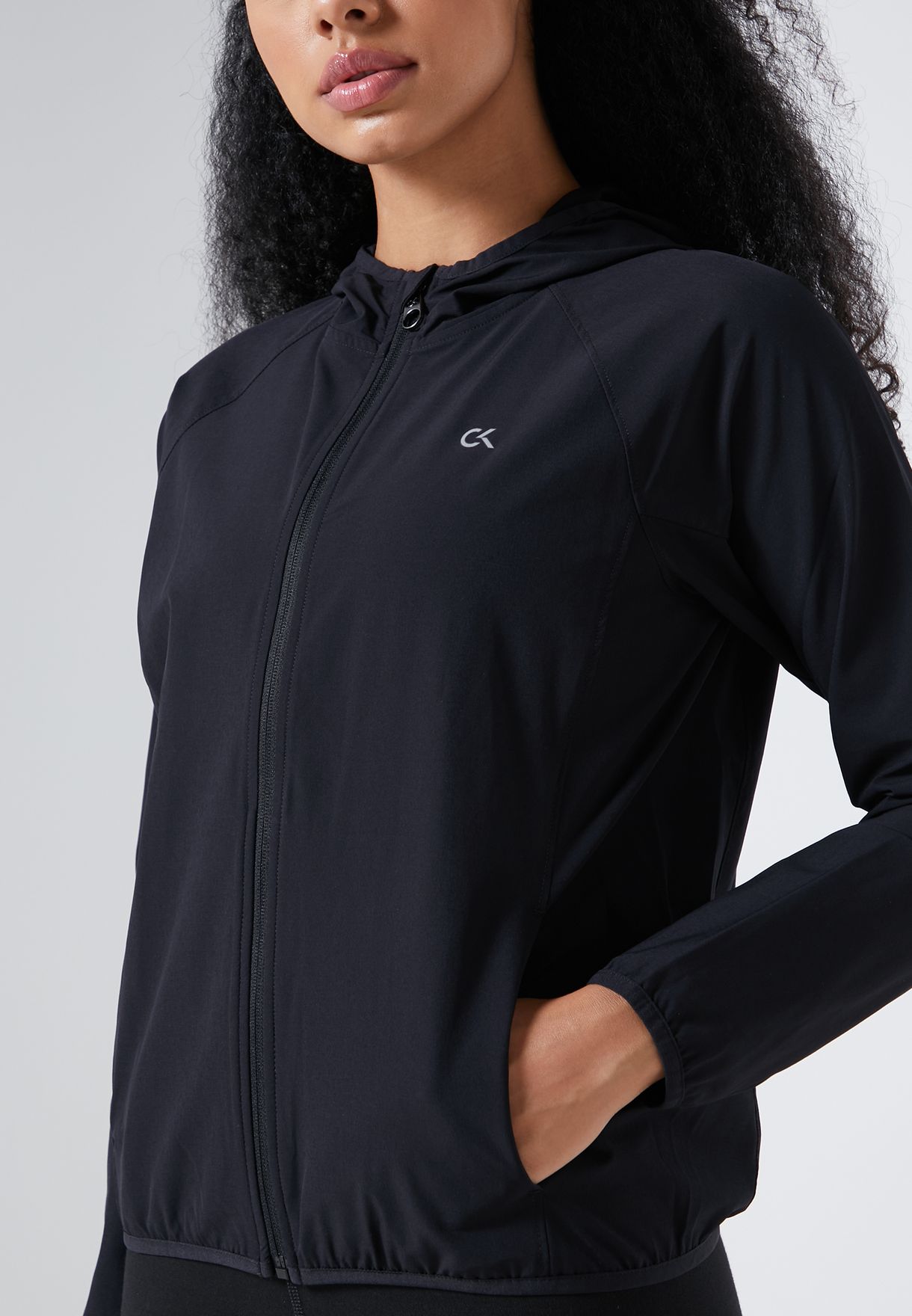 Buy Calvin Klein Performance Black Essential Wind Jacket For Women In Mena Worldwide 00gwf0o508 002