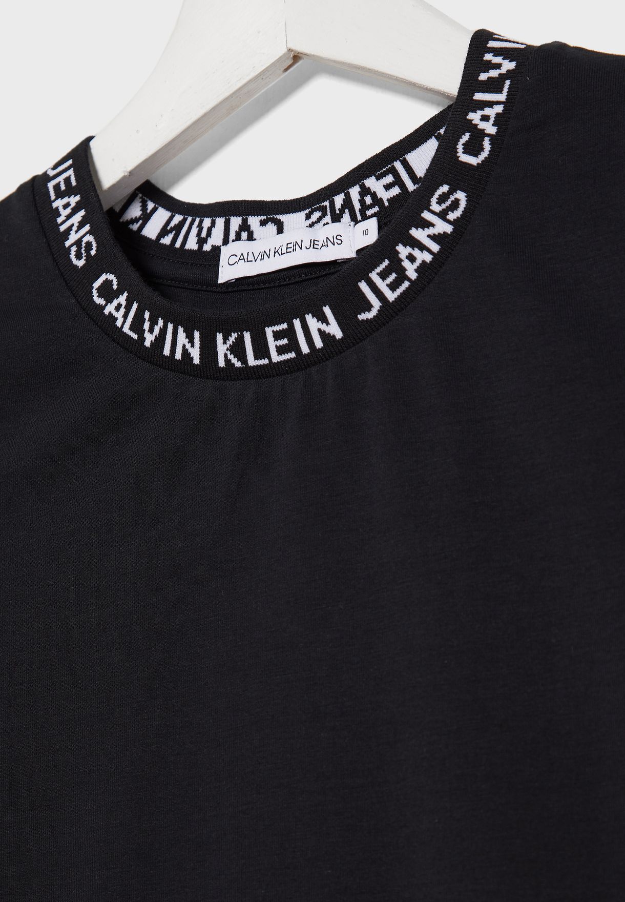 calvin klein jeans logo intarsia