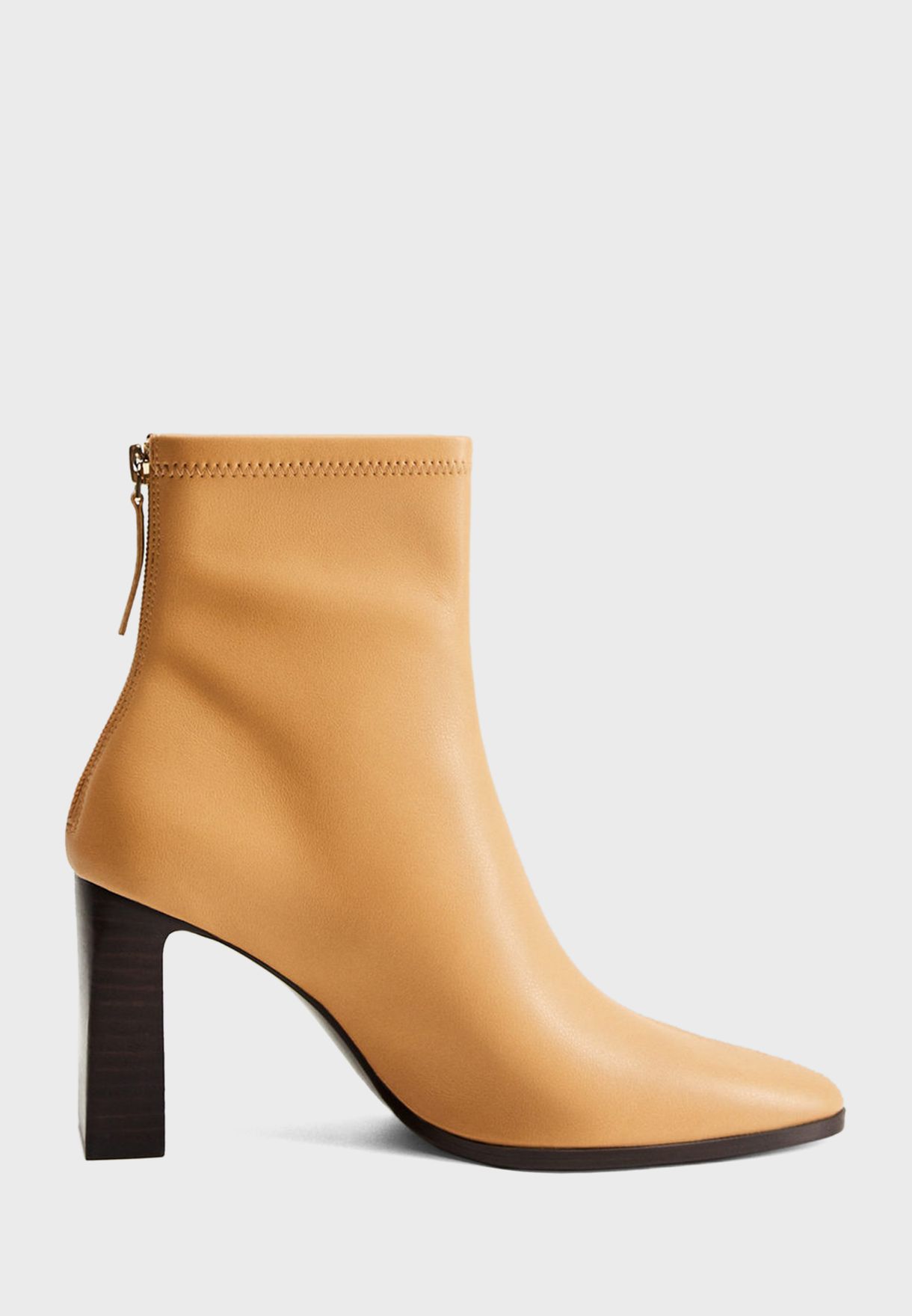 mango beige ankle boots