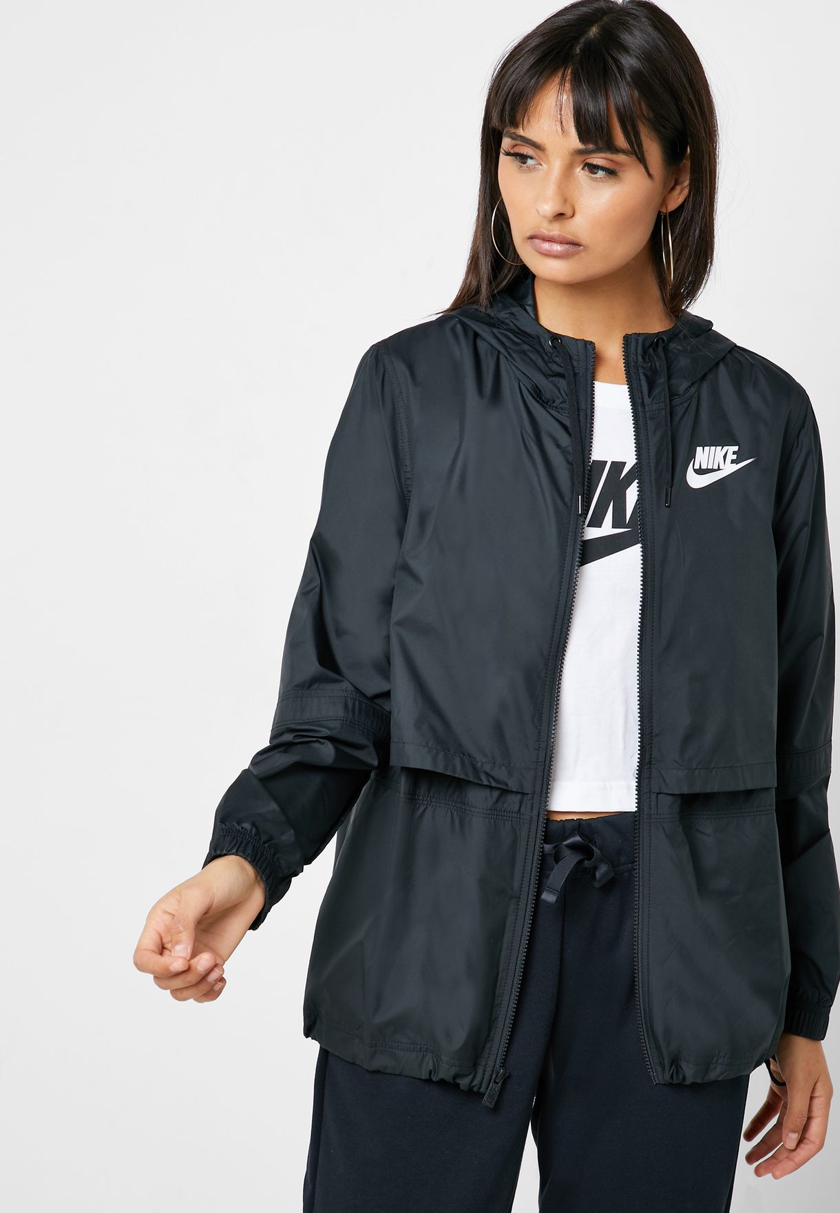 Buy Nike black NSW Jacket for Women in 