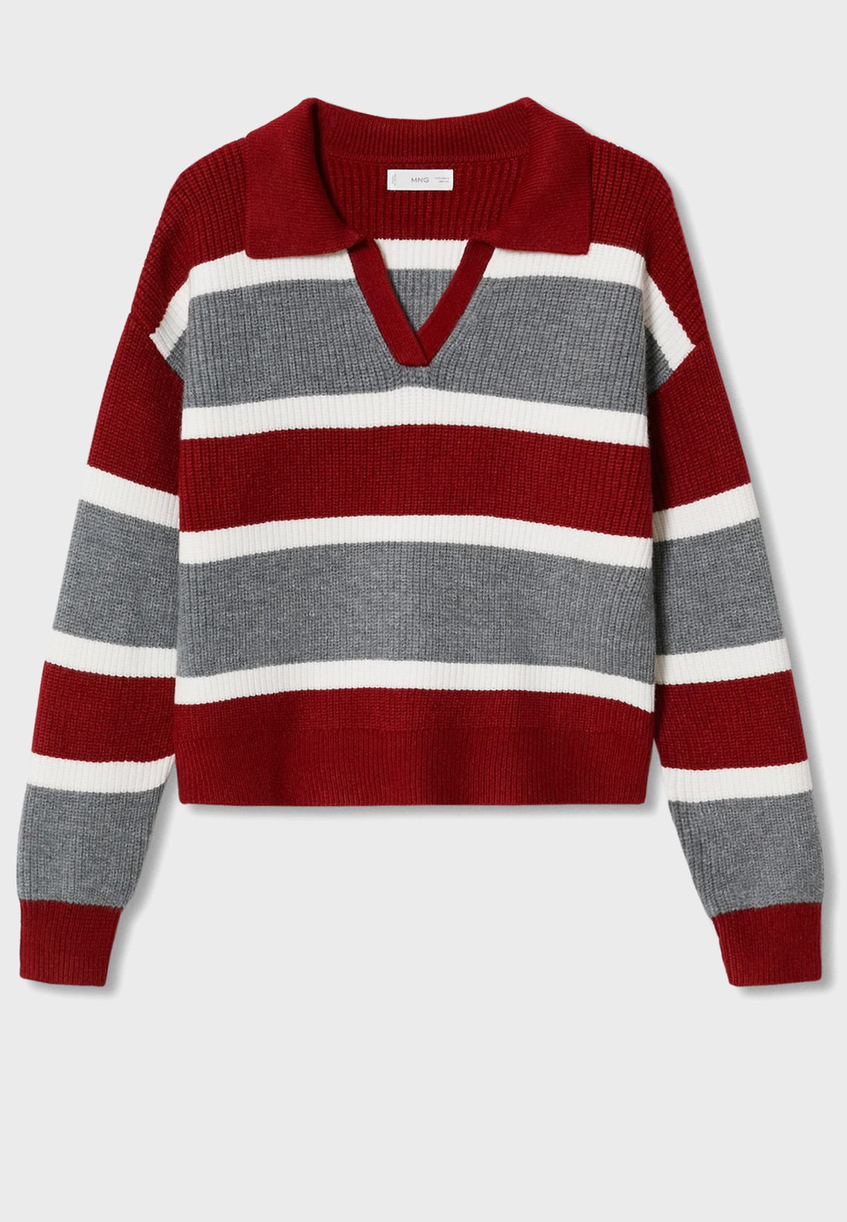 Youth Knitted V-Neck Sweater